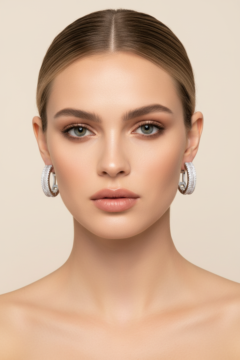 Premium Model İki Kulak Küpe