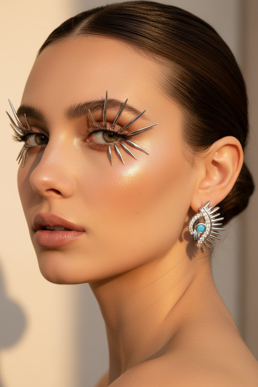 Evil Eye Charm | Protective Boho Earrings