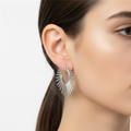 Silver Fan   | S925 Layered Ear Cuffs