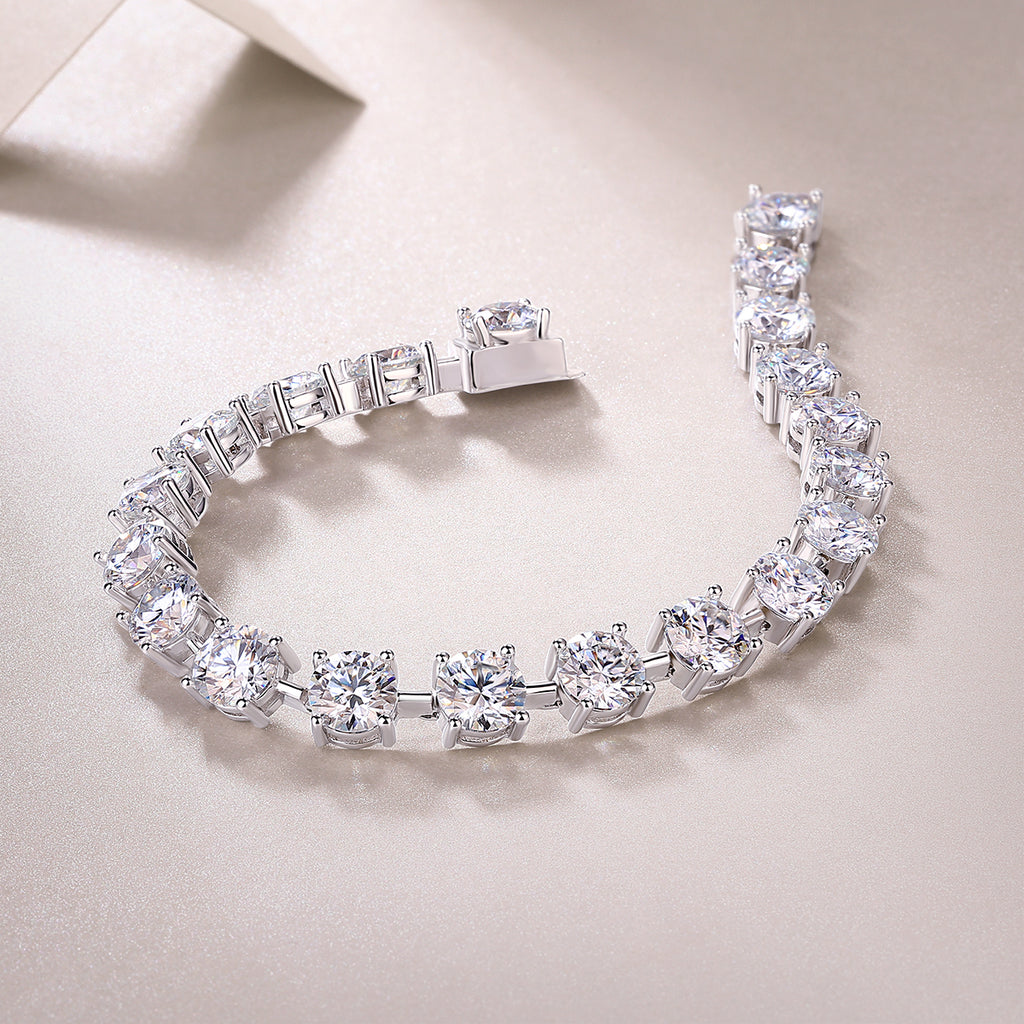 Radiance Moissanite Bracelet | S925 Sterling Silver