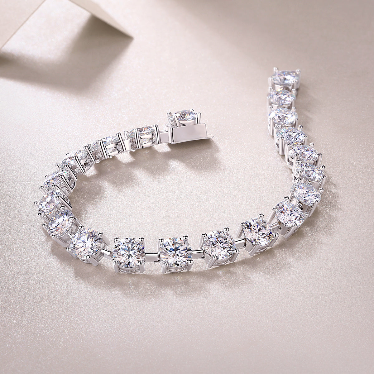 Radiance Moissanite Bracelet | S925 Sterling Silver