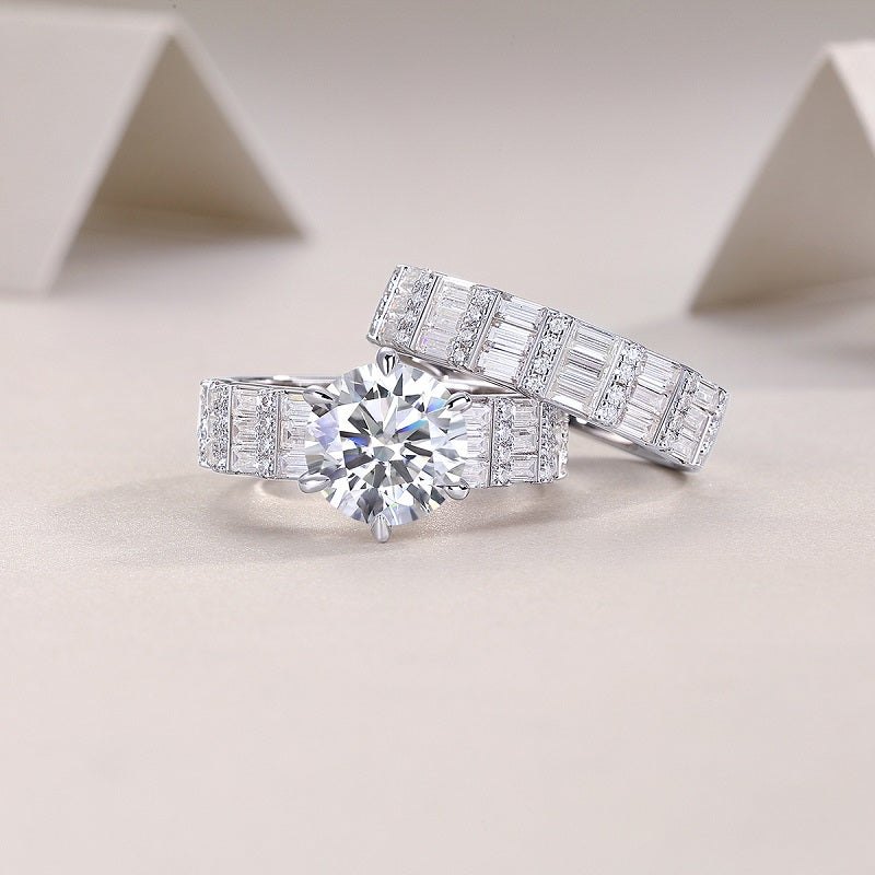 Vanilla Moissanite Ring | 3-Carat S925 Sterling Silver